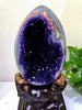 43.56LB Raw Amethyst Egg/Cathedral Amethyst/Anxiety relief/Stunnign Quartz & Amethyst Stone Egg Geode/Interior Design Home Decor 6.17JDQS