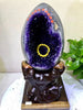 43.56LB Raw Amethyst Egg/Cathedral Amethyst/Anxiety relief/Stunnign Quartz & Amethyst Stone Egg Geode/Interior Design Home Decor 6.17JDQS